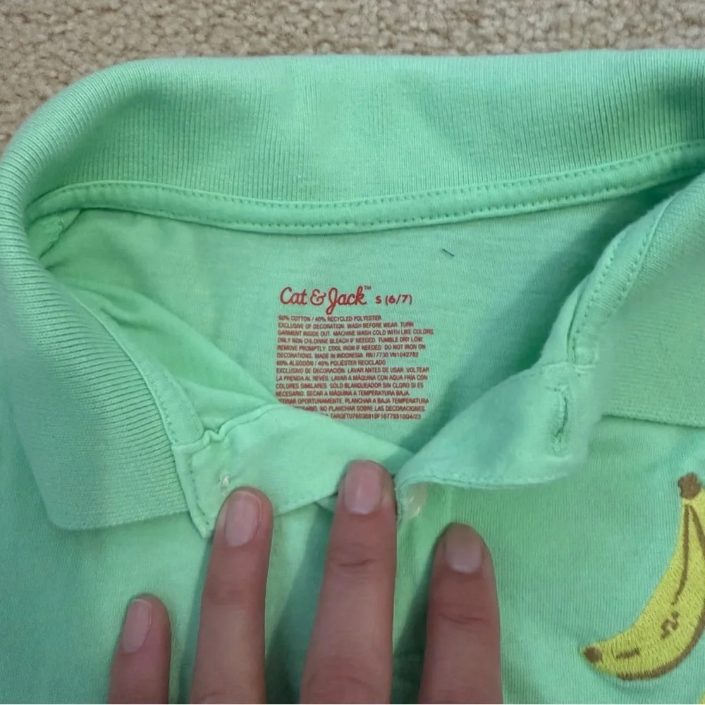3/$25 Cat & Jack Banana Polo - Picture 4 of 4